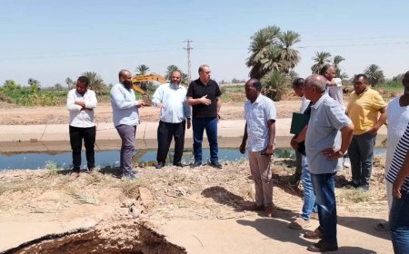 محافظ أسوان يكلف بالمعاينة الميدانية للهبوط الأرضى المفاجئ بطريق توشكى بنصر النوبة وسرعة إصلاح الهبوط