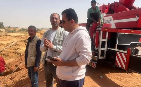 رئيس جهاز العاشر من رمضان يتابع ميدانيًا أعمال إصلاح كسر بخط مياه رئيسي بطريق بلبيس