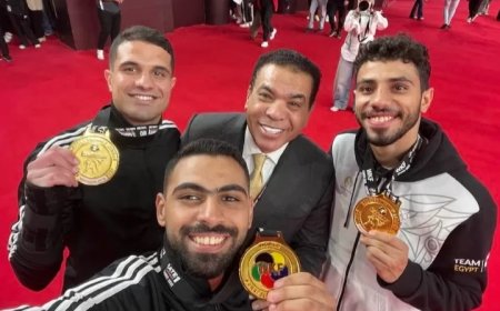 النجار…تربع أبطال الكاراتيه علي قمة  الدوري العالمي  إنجاز تاريخى