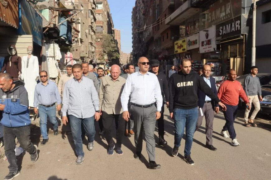 محافظ القليوبية يُتابع الحالة العامة للنظافة ورفع الإشغالات..بمدينتي الخصوص والخانكة