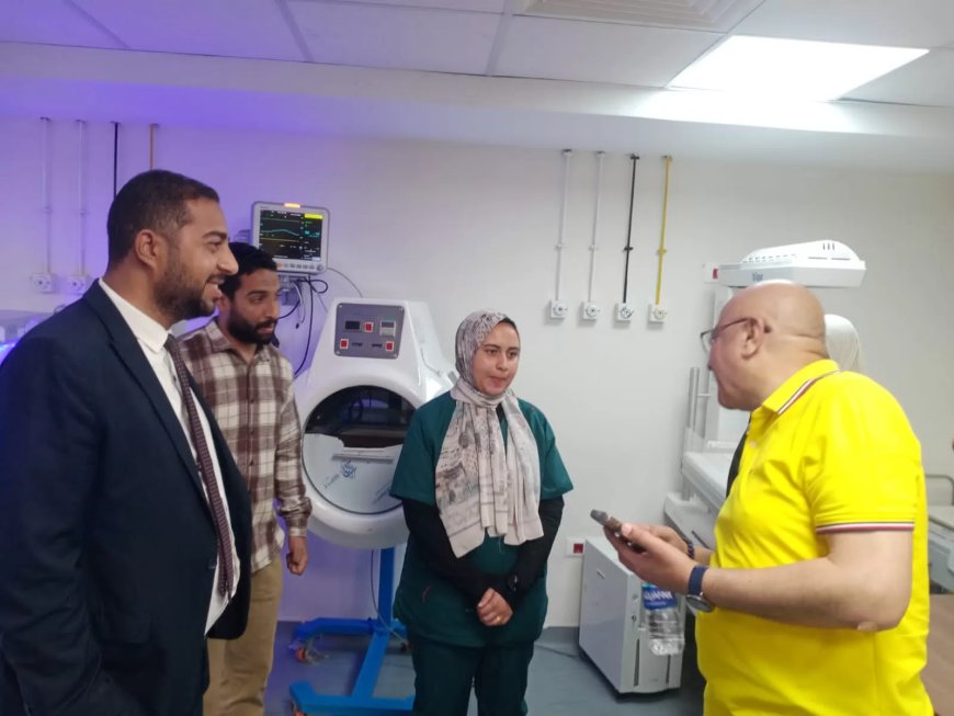 وكيل وزارة الصحة بقنا يُجري جولة تفقدية موسعة داخل مستشفى أبوتشت