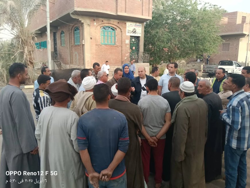 نائب محافظ الجيزة يلتقي أهالي قرية البرمبل بمركز أطفيح.. ويصدر عدة قرارات