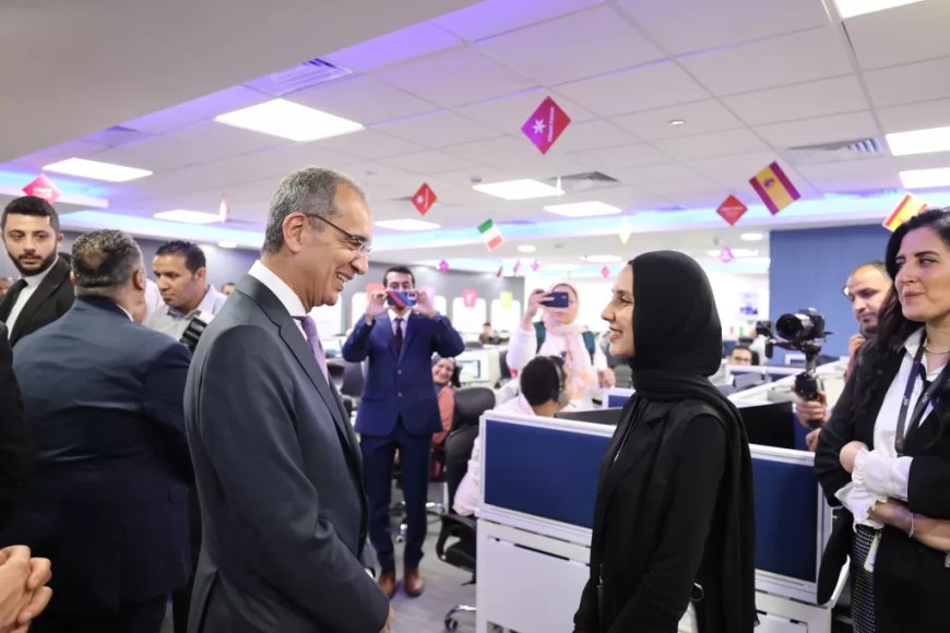 الدكتور/ عمرو طلعت وزير الاتصالات   يفتتح مقر شركة IGT Solutions العالمية الرائدة فى مجال خدمات التعهيد فى المنطقة التكنولوجية بالمعادى