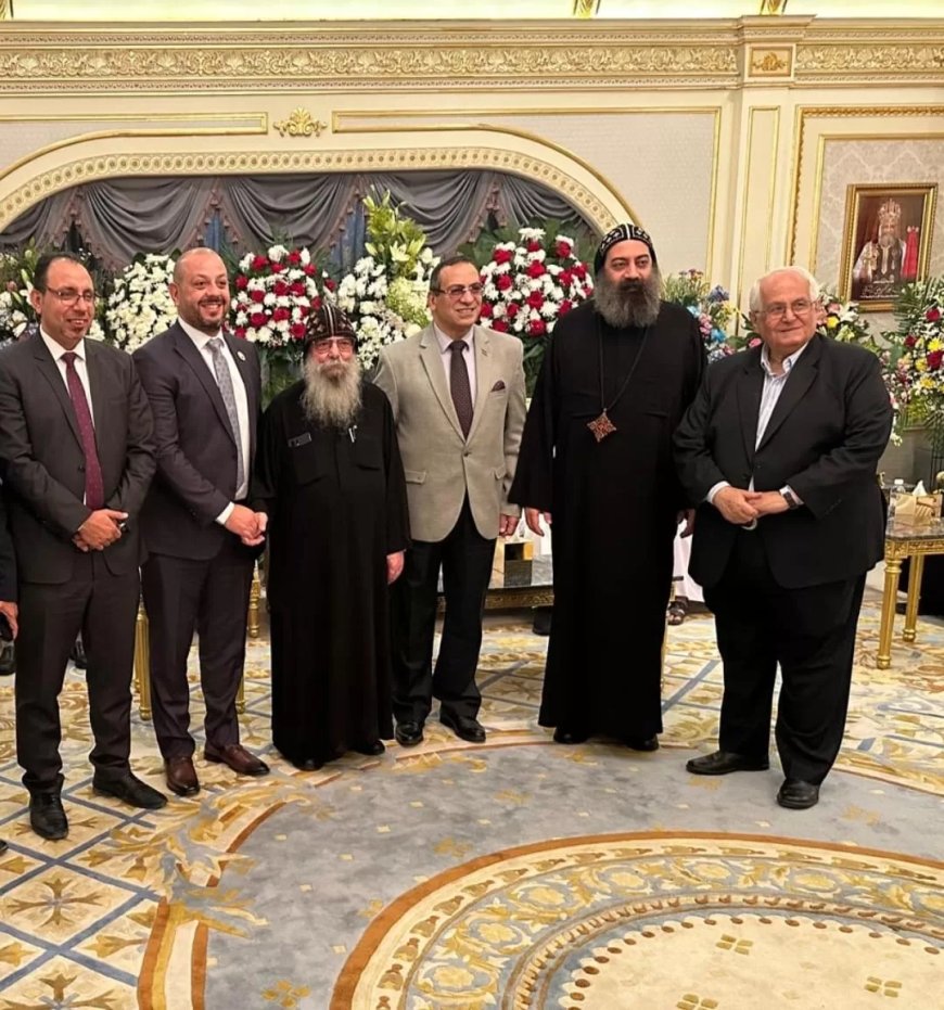 السفير شلتوت ينقل تحيات الرئيس السيسى للأقباط المصريين في الكويت