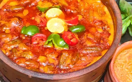 طريقة اعداد طاجن بامية باللحمة و التمر هندي