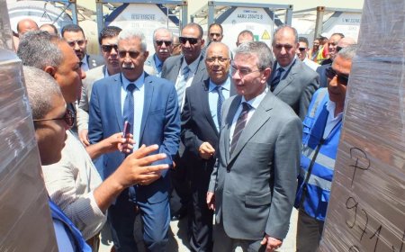 رئيس مصلحة الجمارك.. فى جولة ميدانية بميناءي الإسكندرية والدخيلة