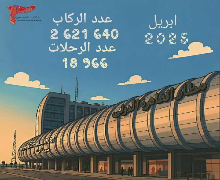 زيادة في عدد الركاب والرحلات بمطار القاهرة الدولي  خلال الشهر الماضي
