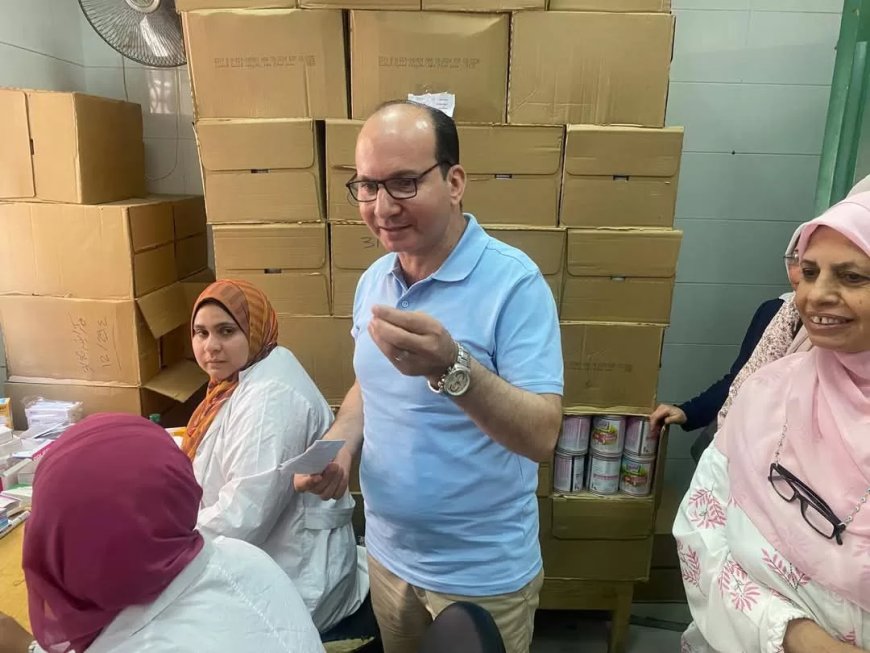 الجزار يتابع أعمال التطوير ورفع كفاءة أقسام مستشفى شبرا العام ( كوتشنر  )