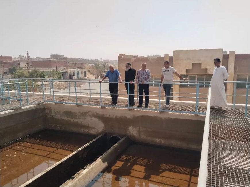 رئيس شركة مياه البحر الأحمر يتفقد فرع الكريمات ويؤكد على تأمين وصول المياه للمواطنين
