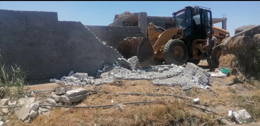 إزالة 17 حالة تعدٍ على أراضٍ زراعية بجنوب بورسعيد