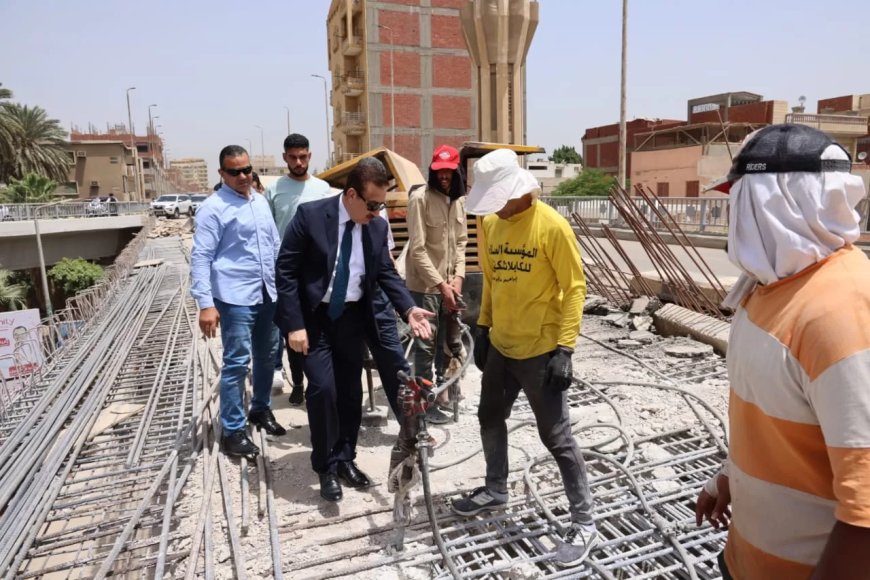 محافظ المنوفية يتفقد أعمال تطوير مدخل الباجور البحري ورفع كفاءة الكوبري العلوي.. و يوجه بالمتابعة الميدانية و تسريع معدلات الاداء
