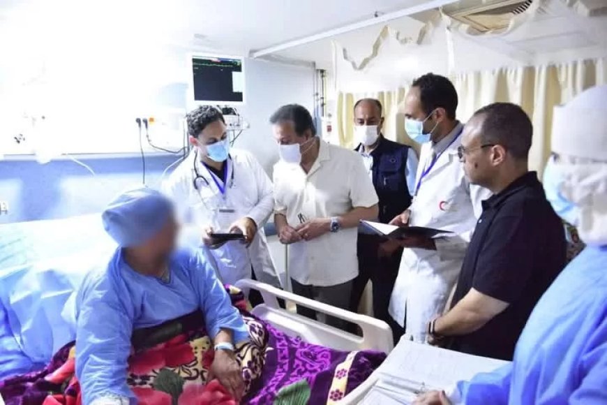 نائب رئيس مجلس الوزراء وزير الصحة يتفقد مستشفى الضبعة المركزي بمحافظة مطروح