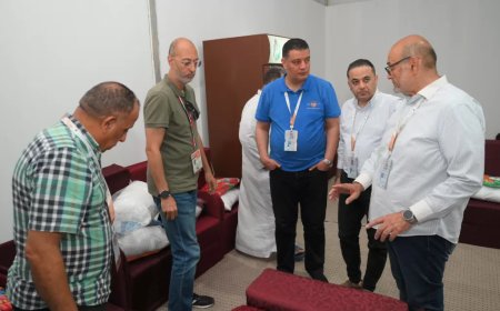 قبل التصعيد إلى عرفات.. جولة ميدانية لرئيس بعثة التضامن للاطمئنان على جاهزية مخيمات الحجاج