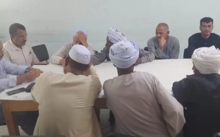 مدير معهد بحوث الإرشاد الزراعي: زياره ميدانيه لدعم المزارعين بمشروع شباب الخريجين والمنتفعين  بمنطقة وادى الصعايده بأسوان.