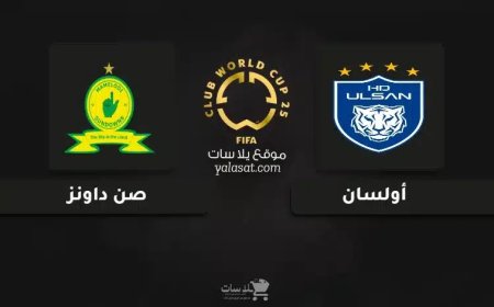 مباراة صن داونز وأولسان في كأس العالم للأندية 2025
