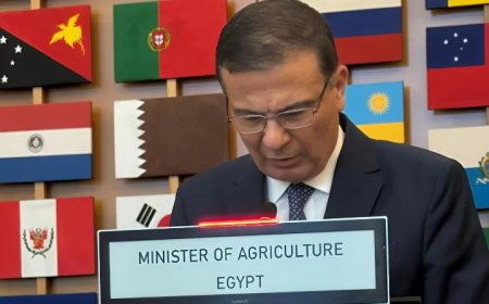 خلال كلمته في الجلسة العامة للمؤتمر الوزاري للفاو..وزير الزراعة يدعو لتعزيز الشراكة الأفريقية الأوروبية