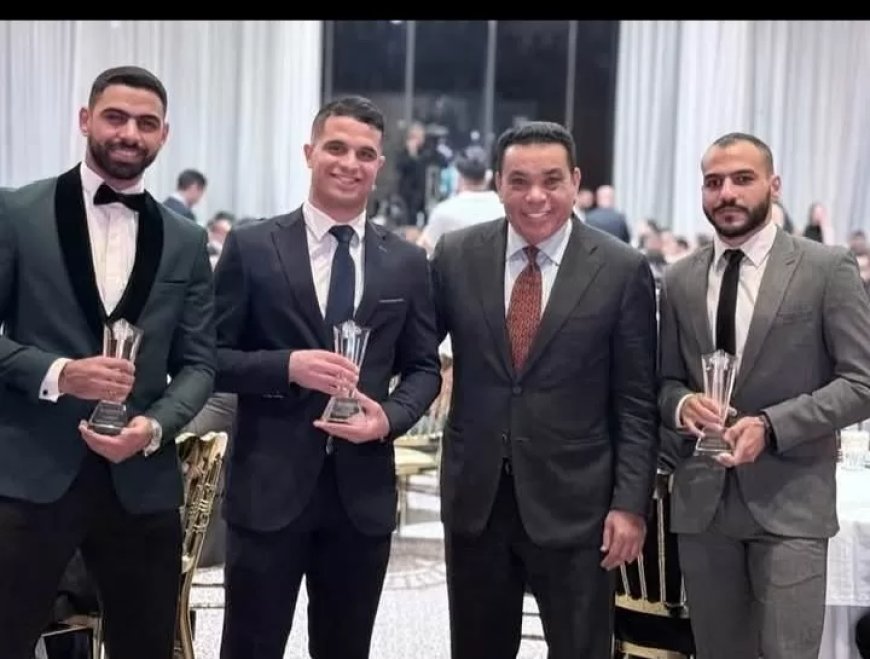 الثلاثي الذهبي للكاراتيه ينتزع جائزة جراند وينر من الاتحاد الدولي