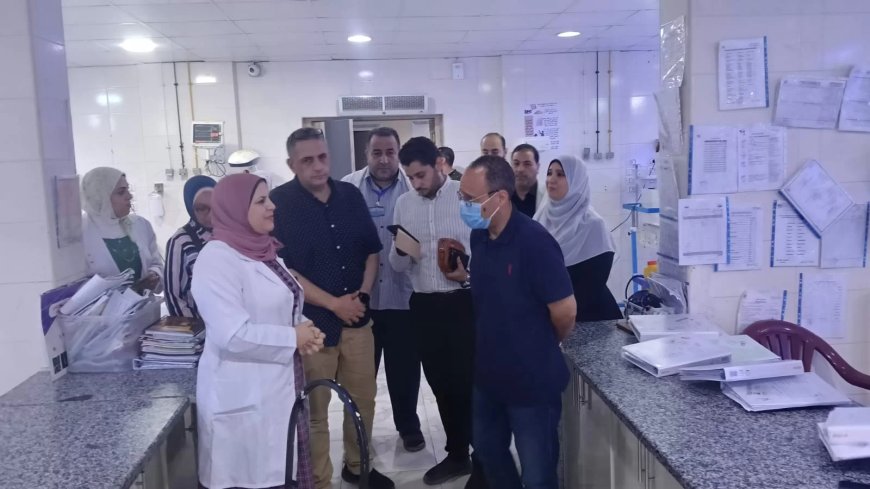 مساعد وزير الصحة تفقد 3 مستشفيات في محافظة كفر الشيخ.. واشاد بوحدة غسيل الكلى «أطفال» في دسوق العام