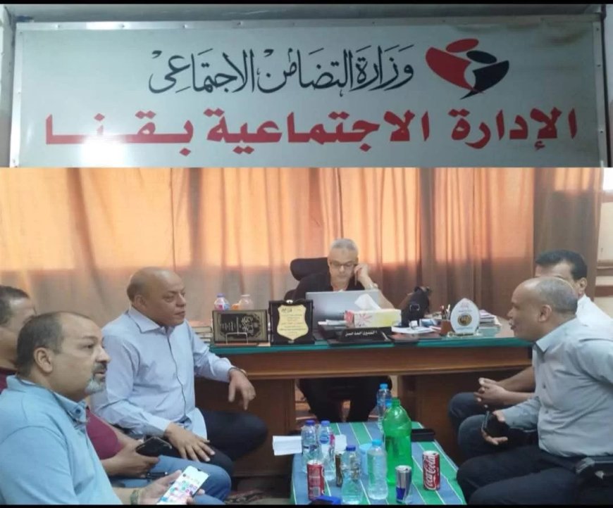بشرة خير لأهالي قنا: النائب مصطفى محمود ينجح في استقدام لجنة لبحث مشاكل تكافل وكرامة بجميع مراكز المحافظة