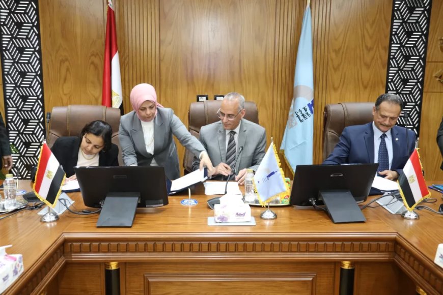 بروتوكول تعاون بين كل من  قومي البحوث وجامعة النيل وجمعية المستثمرين بمدينة 6 أكتوبر لإطلاق برنامج “التكامل الابتكاري” لدعم الصناعة المصرية