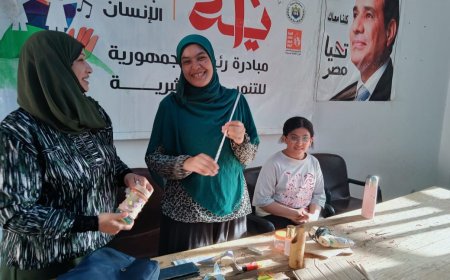 ثقافة ديروط تطلق أولى فعاليات ورشة فن طى الورق للاطفال