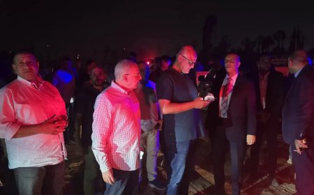 محافظ القليوبية ومدير الأمن يتابعان أعمال السيطرة على حريق بأرض الكلية في قرية القلج بالخانكة