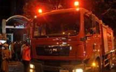 مصرع شقيقتين وإصابة 4 آخرين في حريق التهم عقارين بأرض اللواء