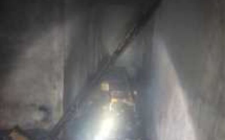 إصابة شخص في حريق منزل بشبين القناطر