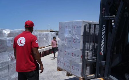 الهلال الأحمر المصري يرفع جاهزية مراكزه اللوجستية لدعم غزة