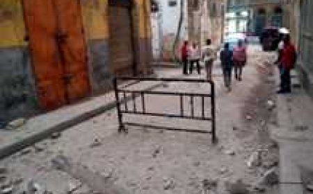 إصابة 3 أشخاص في انهيار أجزاء عقار قديم بالرمل شرق الإسكندرية