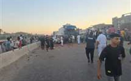 حادث تصادم في العلمين يصيب 4 أشخاص بينهم طفلتان