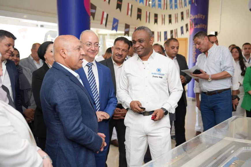 وزير الصناعة  يزور مصنع مارس مصر ضمن خطط تعزيز التعاون الصناعي