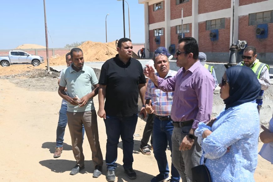 رئيس جهاز تنمية العاشر من رمضان يتابع مشروعات تطوير منظومة الصرف الصناعي ورفع كفاءة المناطق الصناعية
