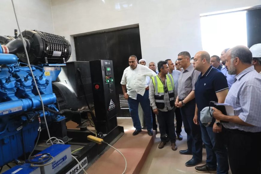 ضمن مشروعات “حياة كريمة”.. محافظ الجيزة يُطلق التشغيل التجريبي لـ3 محطات صرف صحي بالصف (صور)