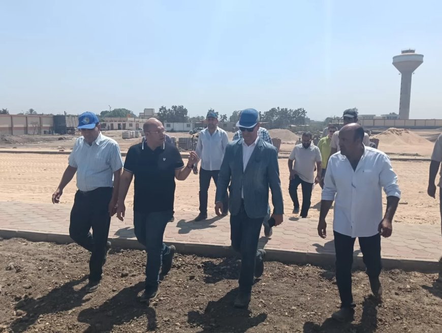 نائب محافظ الجيزة ومعاون وزير الإسكان يتفقدان محطة صرف أم دينار بمنشأة القناطر