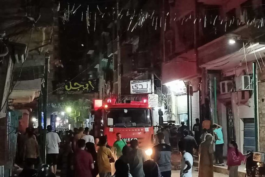 السيطرة على حريق هائل بشقة سكنية في المحلة الكبرى