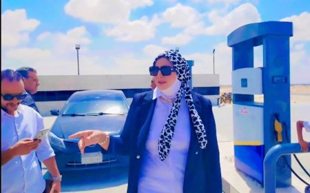 في سابقة جديدة من نوعها ضبط أحد الاشخاص بقرية 27 بقري البنجر يدير  محطة وهمية لتموين السيارات 