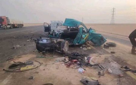 بالأسماء.. مصرع شخصين وإصابة 30 آخرين في اصطدام أتوبيس بجرار زراعي بأسيوط