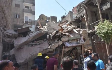 بالأسماء.. ارتفاع عدد ضحايا حادث انهيار منزل بالزقازيق لـ3 وفيات و7 مصابين
