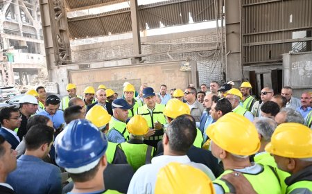 وزراء الصناعة والنقل و قطاع الأعمال  والعمل والأوقاف يتفقدون مصانع شركة النصر للسيارات بحلوان