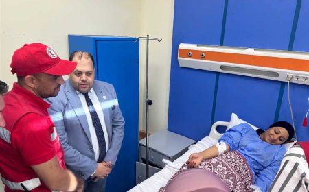 فاجعة الغرق الجماعي بشاطئ أبوتلات.. وفد الهلال الأحمر يزور مصابات الحادث بالإسكندرية