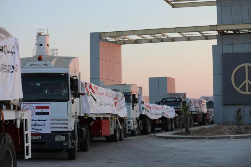الهلال الأحمر يواصل إرسال قوافل “زاد العزة” لدعم غزة