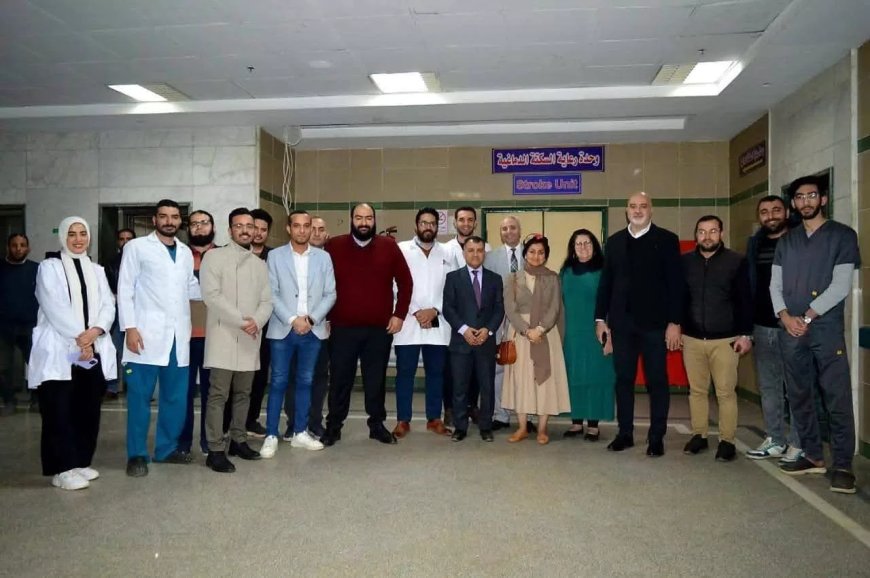  حصول مستشفى النيل للتأمين الصحي على الجائزة الذهبية من المنظمة العالمية للسكتة الدماغية