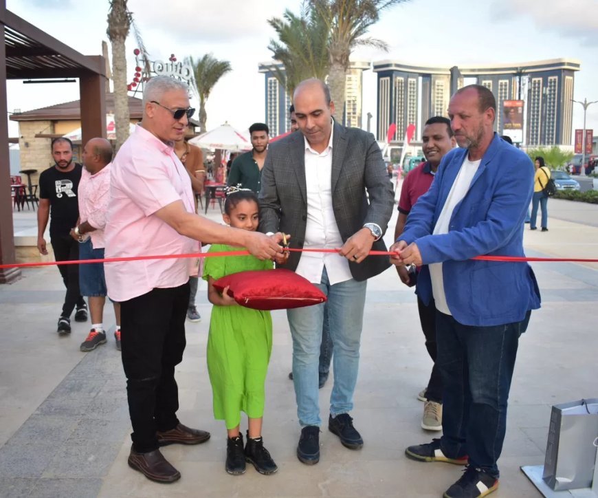 افتتاح أول معرض للنحت “آرت سبيس” على الممشى السياحي بمدينة العلمين الجديدة