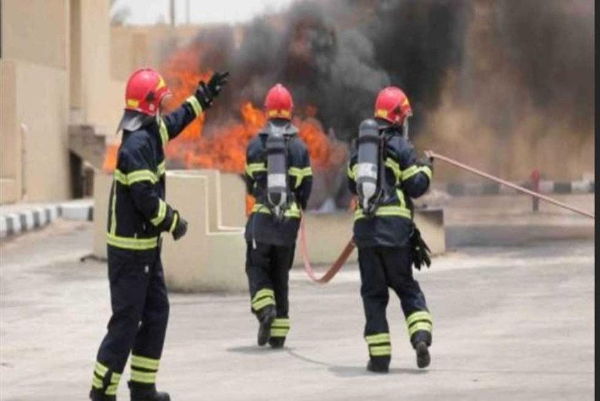 ماس كهربائي.. السيطرة على حريق هائل داخل شقة بالغربية 