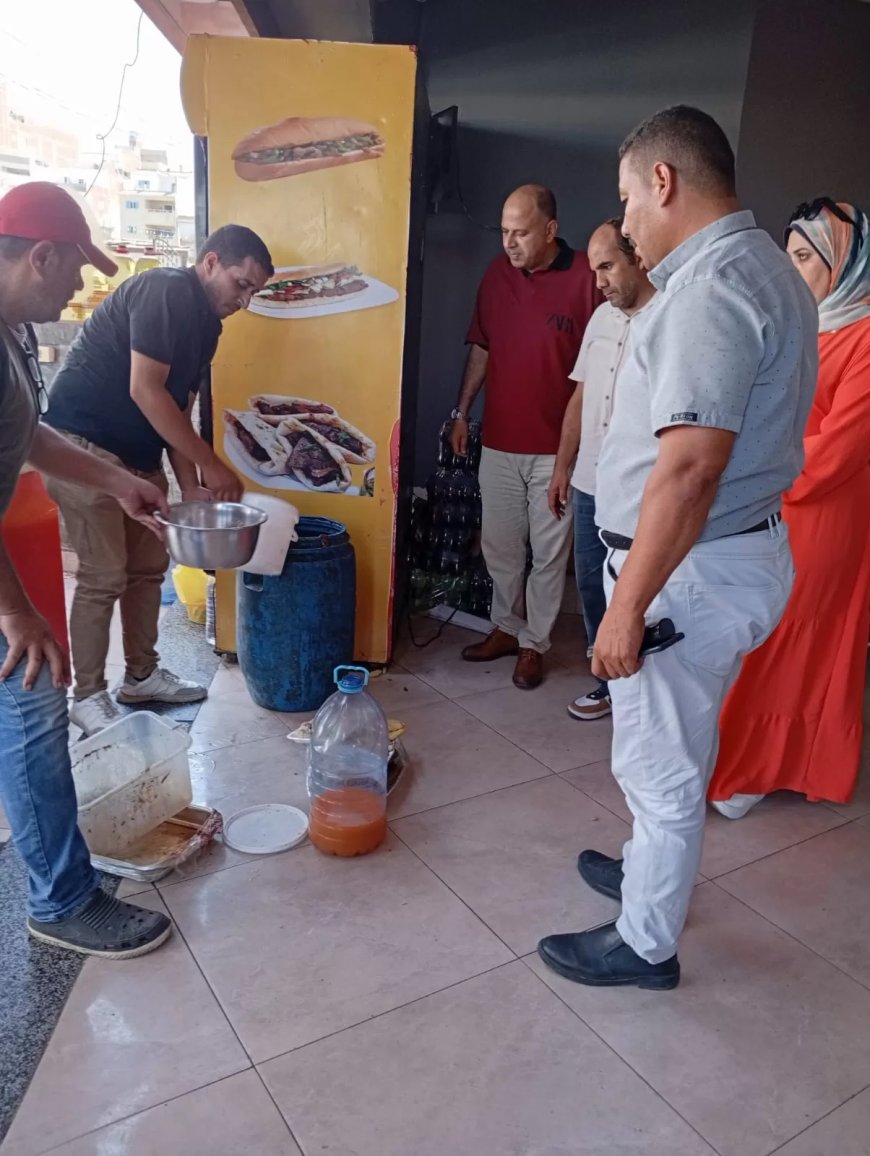 مطروح  تشد الرقابة على الأسواق والمنشآت الغذائية 