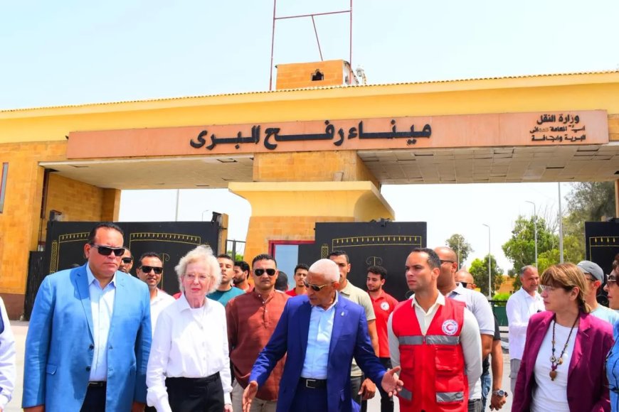 من معبر رفح.. منظمة دولية تدين عرقلة دخول المساعدات للفلسطينيين