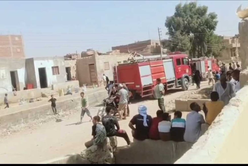 حريق هائل يلتهم 4 منازل في الفيوم.. والأهالي يشاركون الحماية المدنية في إخماده