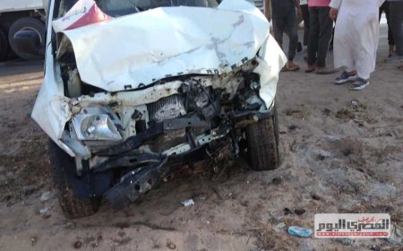 3 مصابين في حادث تصادم بطريق مطروح الإسكندرية