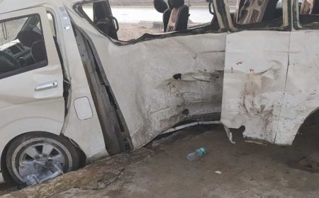 3 مصابين في حادث تصادم بطريق مطروح  الإسكندرية